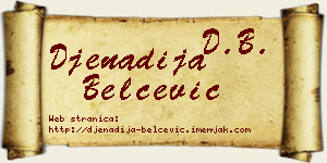 Đenadija Belčević vizit kartica